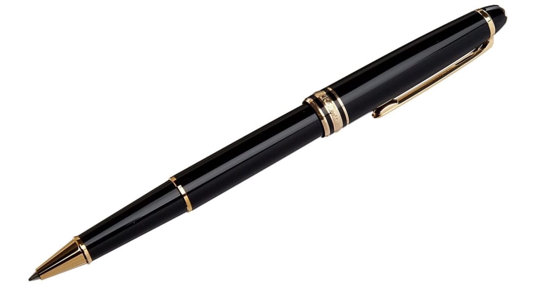 Montblanc Meisterstuck Classique Rollerball Pen with Gold Trim