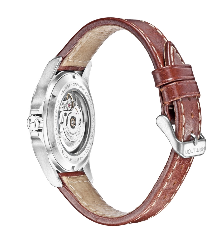 Hamilton Mens Khaki King Automatic Watch Brown Band 40mm