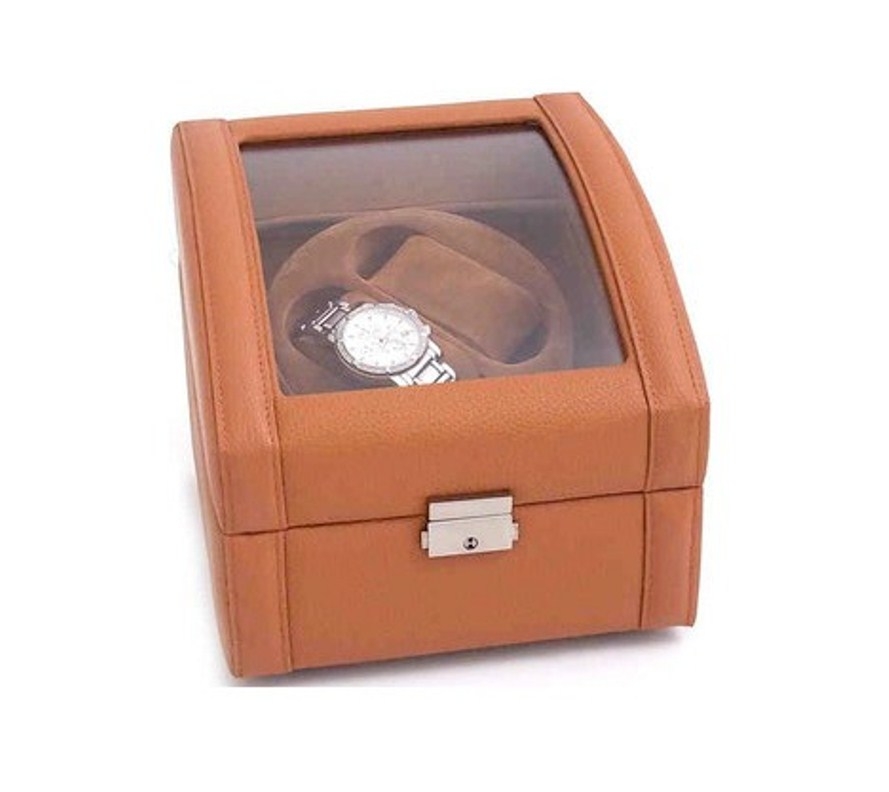 Leather Watch Winder Double Slot