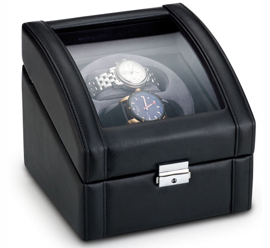 Leather Watch Winder Double Slot