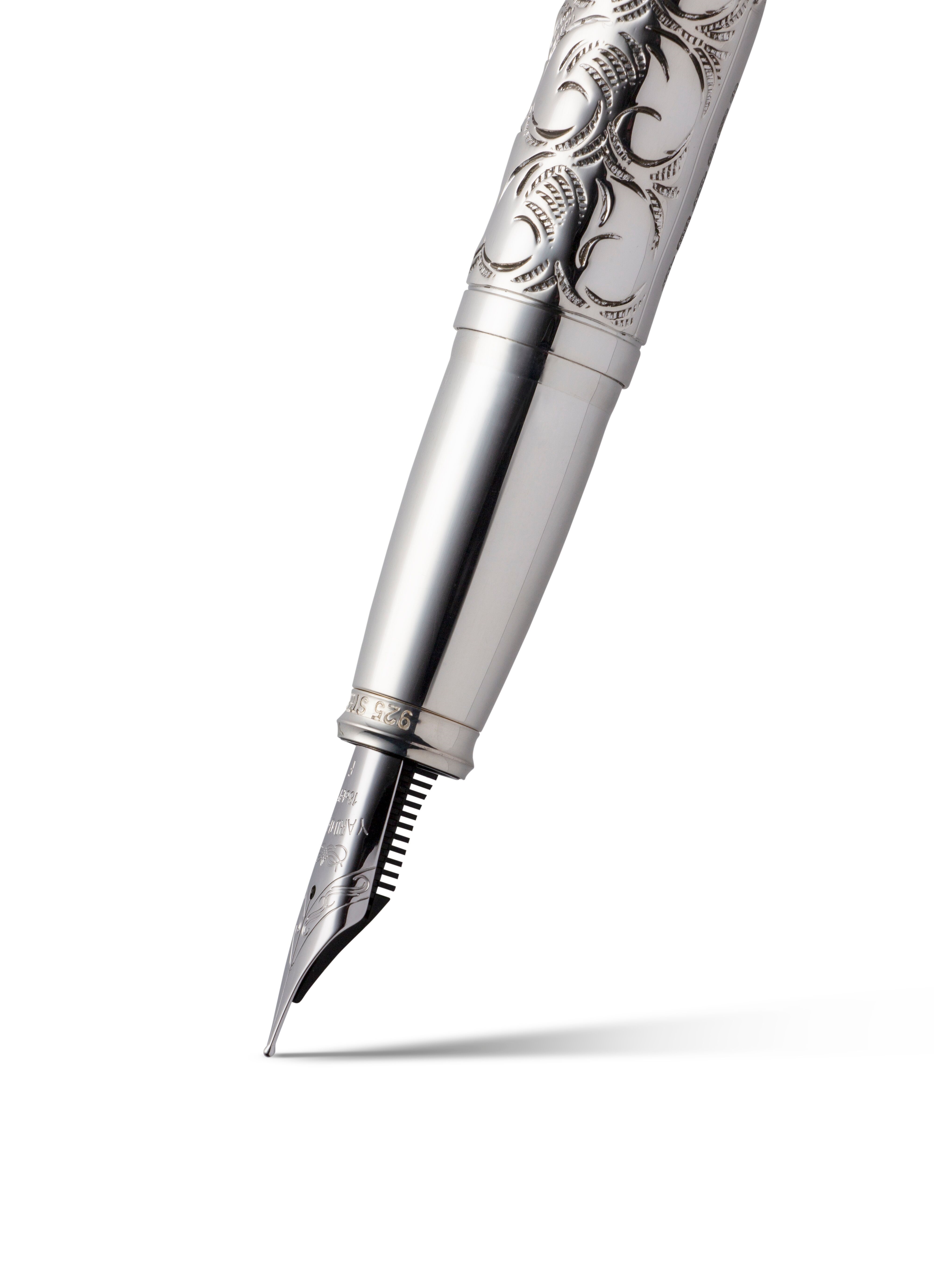 YardOLed Grand Victorian Sterling Engraved Fountain Pen