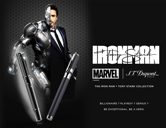 Dupont Marvel Limited Edition Line D Iron Man Rollerball