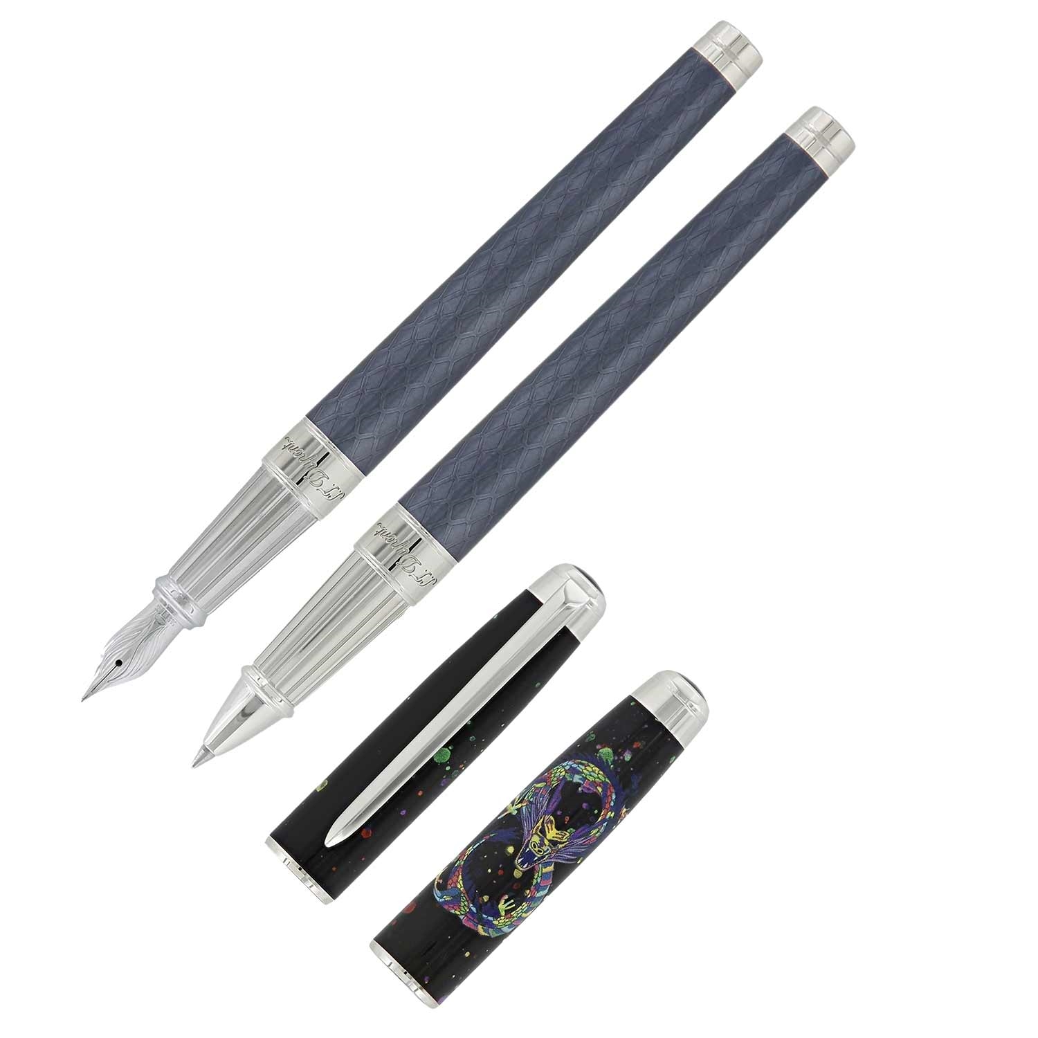 Dupont Limited Edition Eternity Year of Dragon Rollerball/Fountain Pen