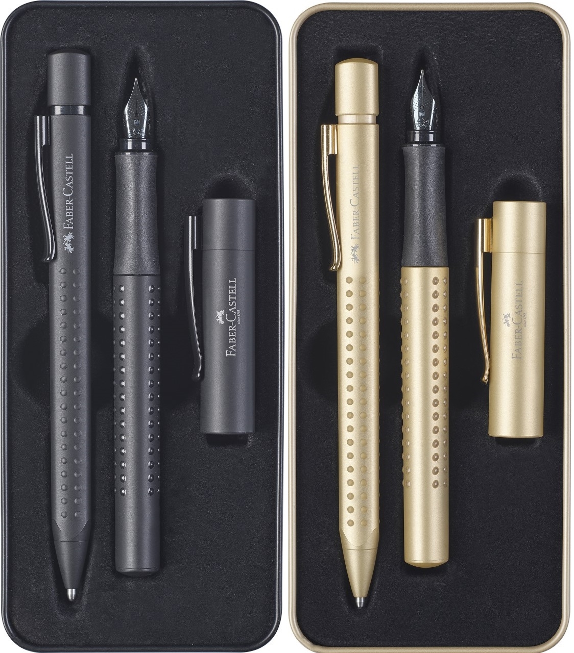 FaberCastell Grip 2011 Ballpoint Pen/Fountain Pen Set M nib