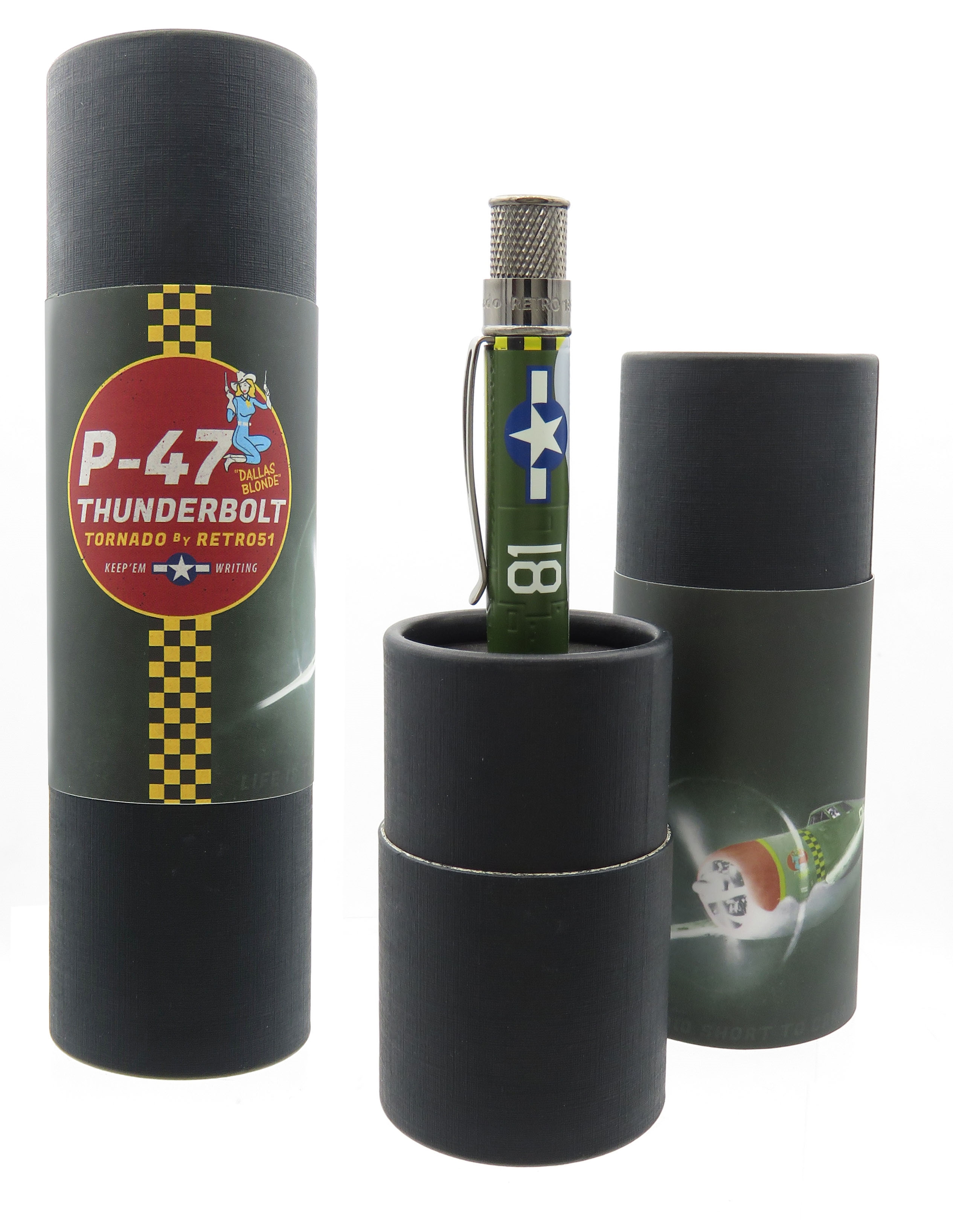 Retro 51 P47 Thunderbolt Dallas Blonde Fountain Pen