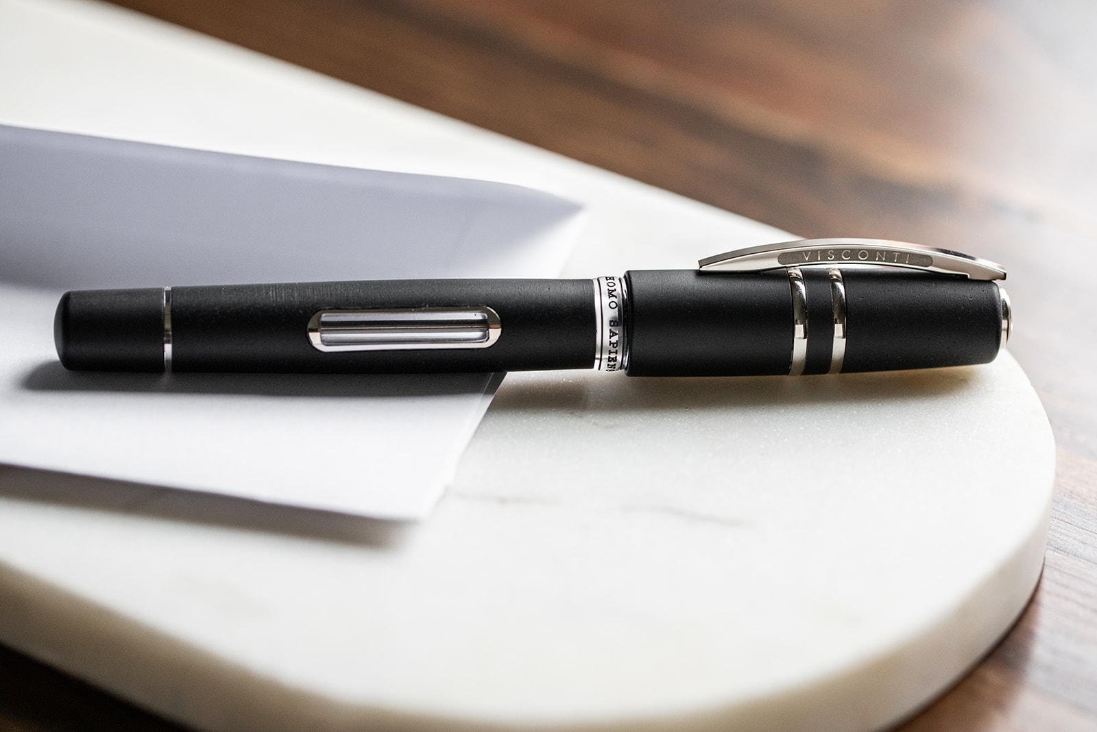 Visconti Homo Sapiens Skylight Steel Age Fountain Pen