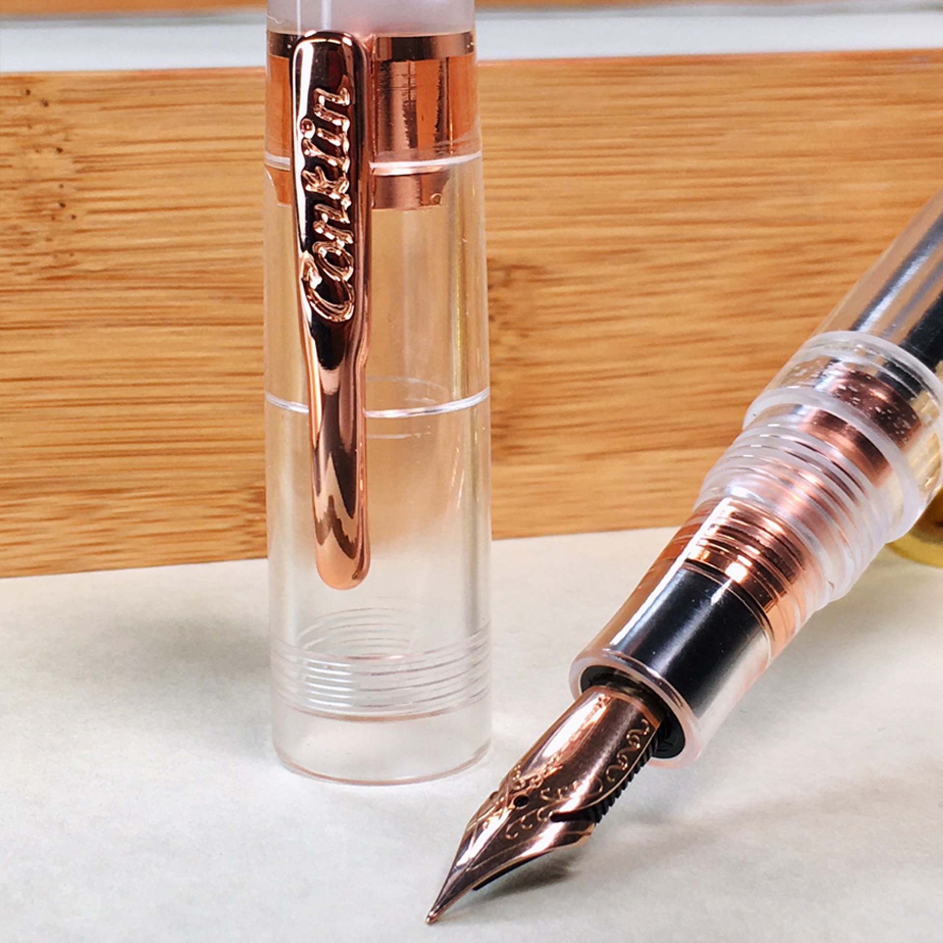 Conklin All American Demo Fountain Pen Rose Gold