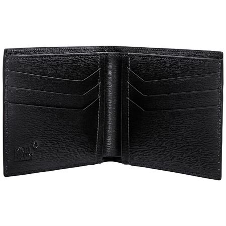 Montblanc 4810 WESTSIDE 名刺入れ ブラック MONTBLANC 4810 Westside BLK Cowhide Leather Business Card