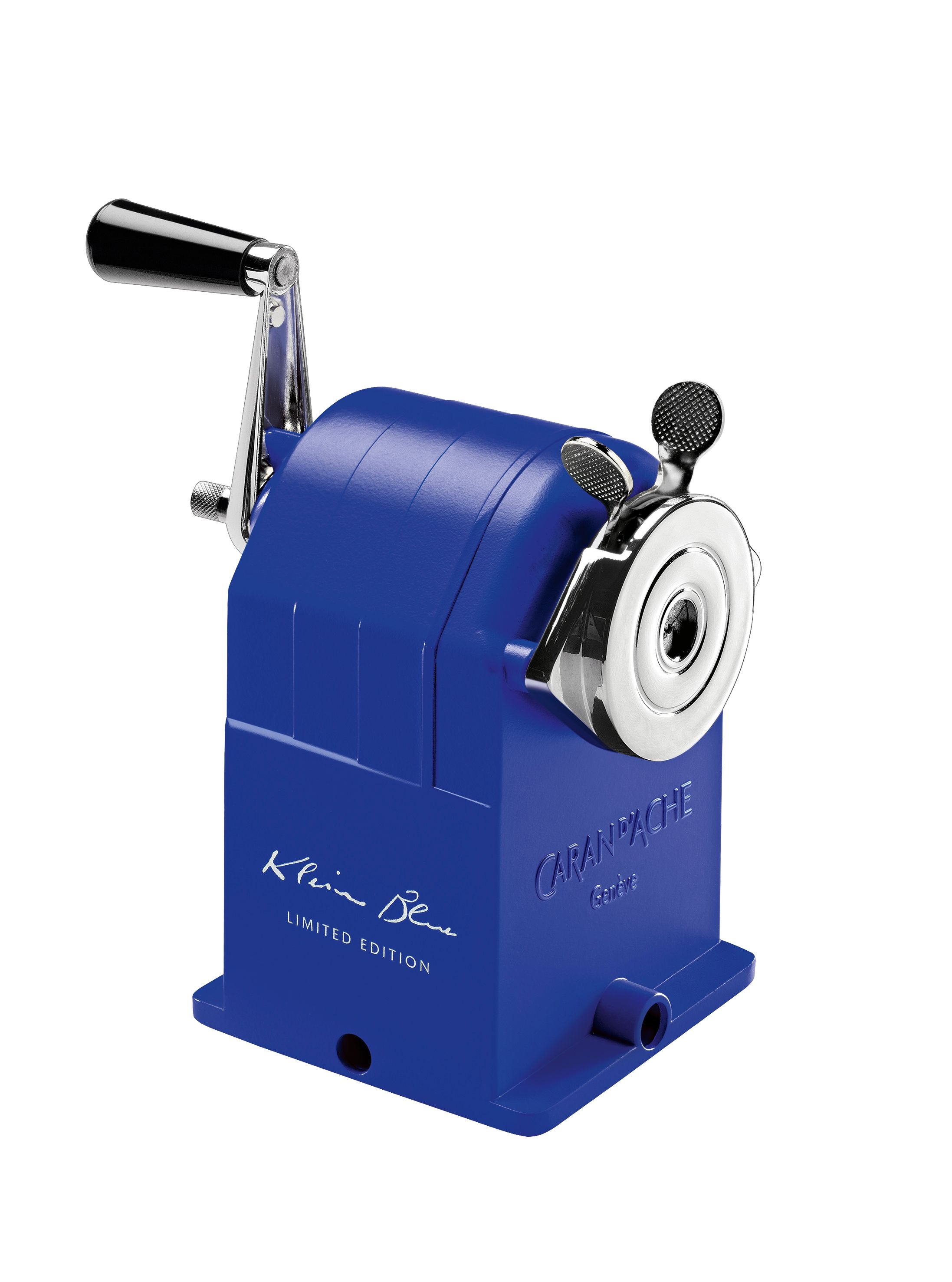 Caran D'ache Limited Edition Klein Blue Pencil Sharpener