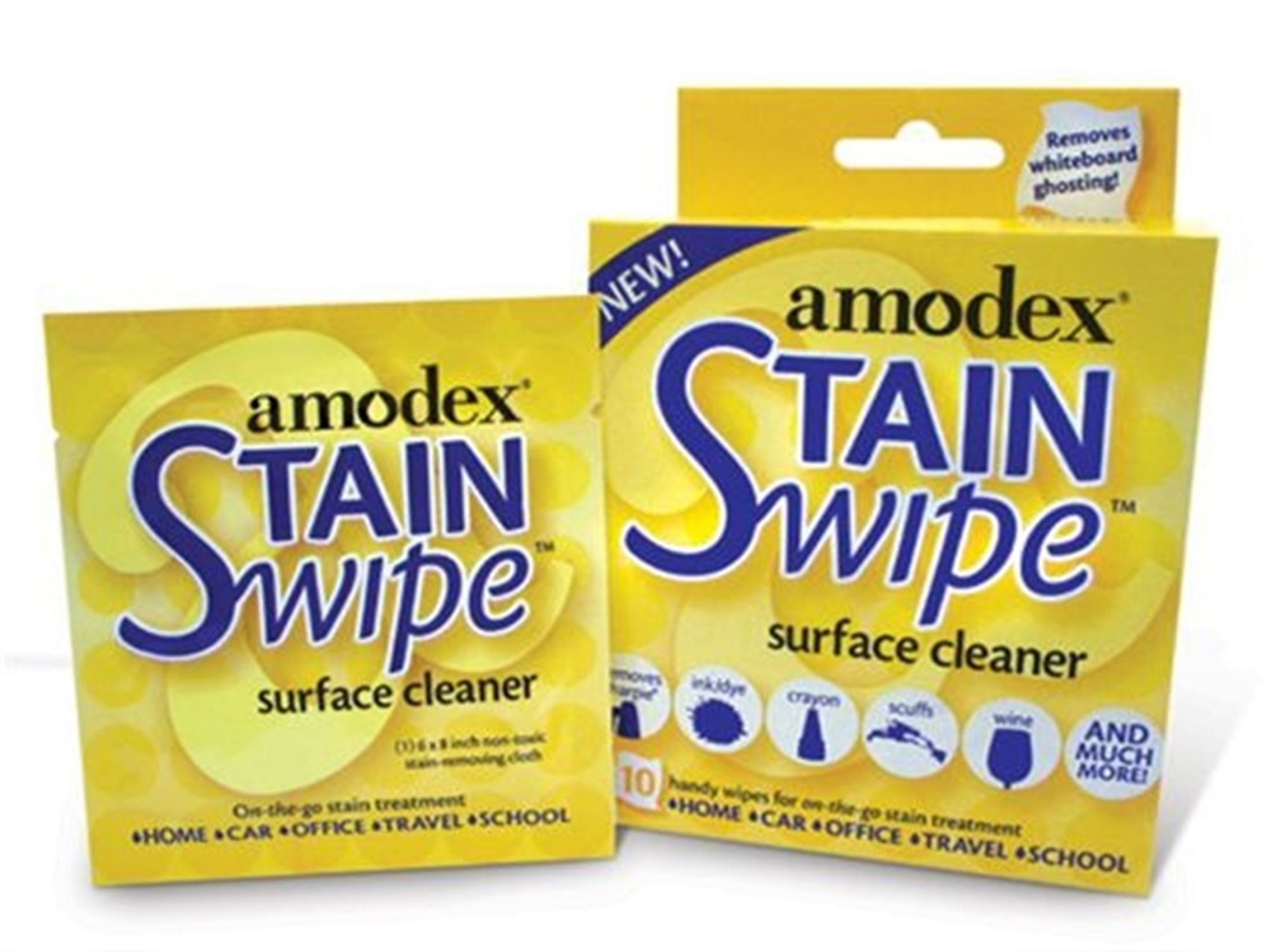 Amodex Ink and Stain Remover Surface Cleaner Wipes 10 pack