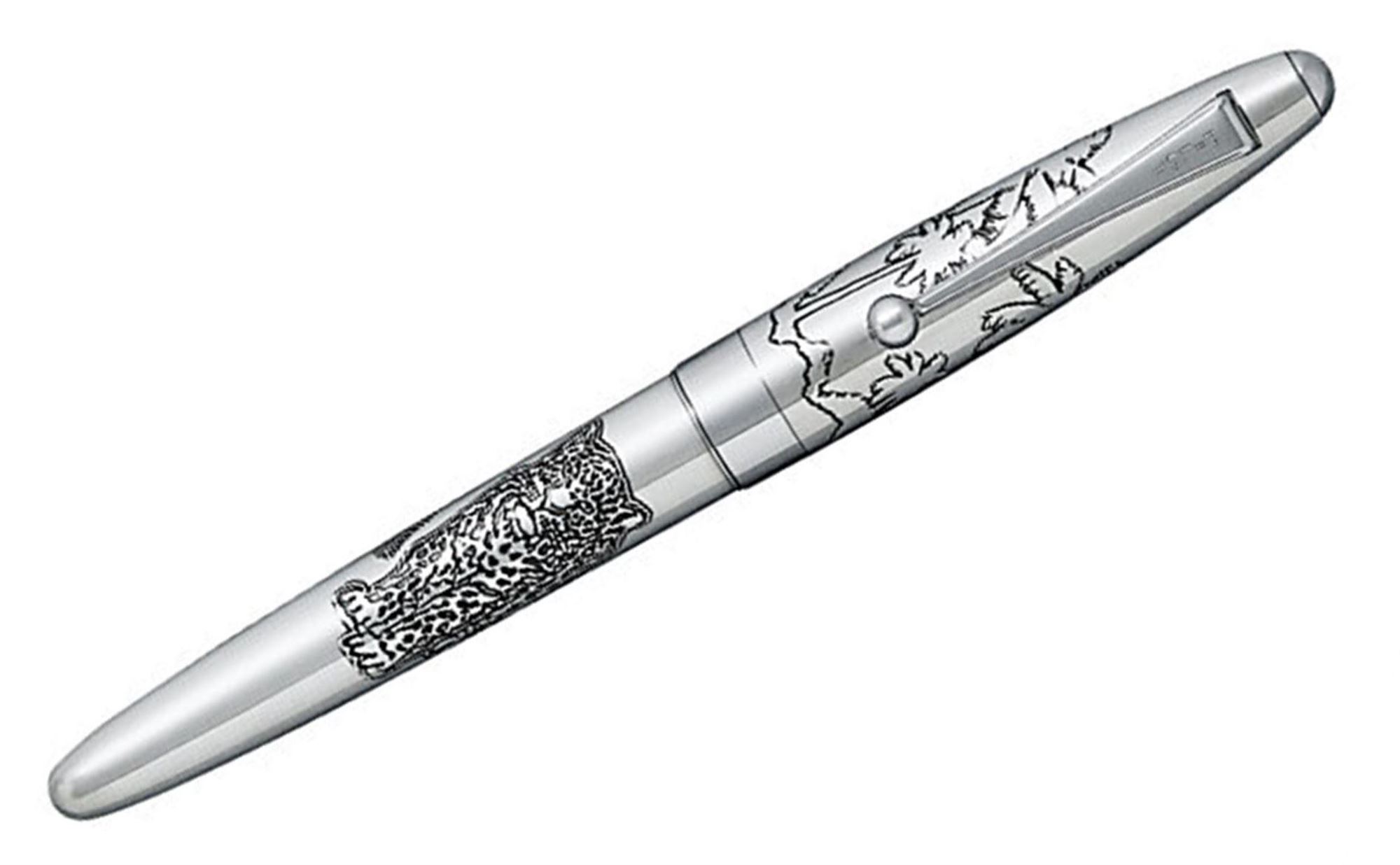 Pilot Sterling Silver Limited Edition Jaguar Fountain Pen