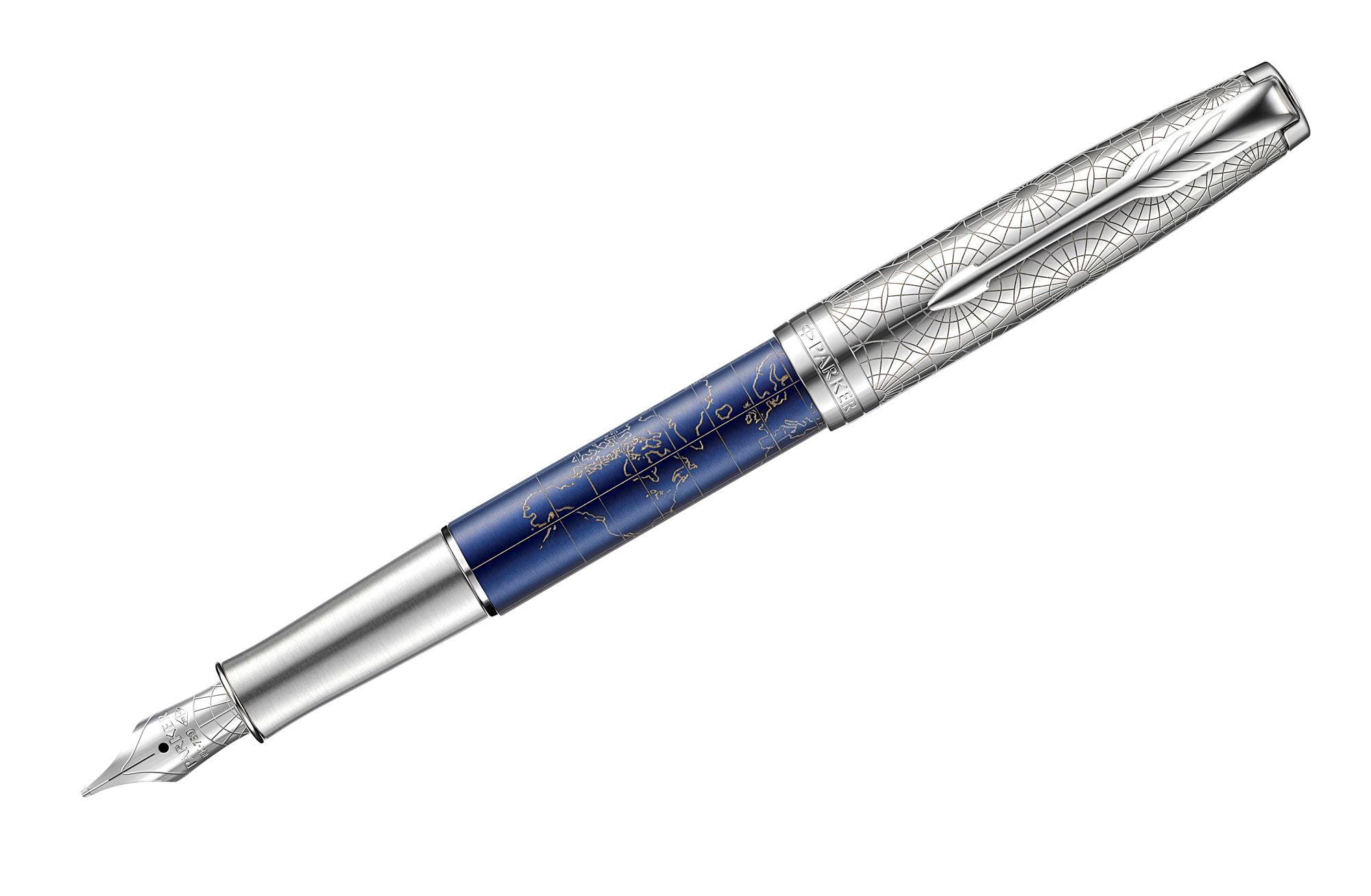 Parker Special Edition Fountain Pen Blue/Silver Medium