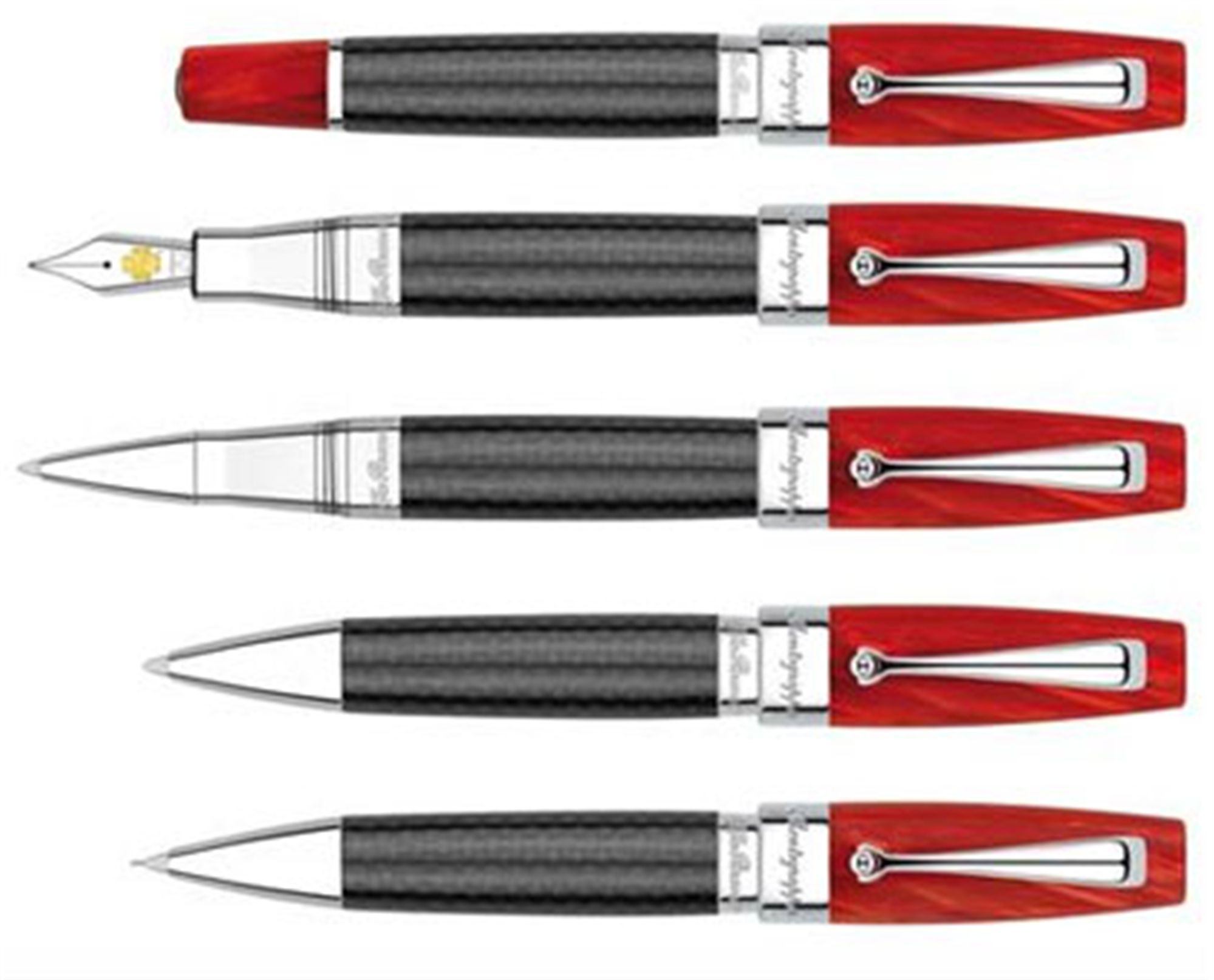 Montegrappa Alfa Romeo Limited Edition Carbon Fountain Pen