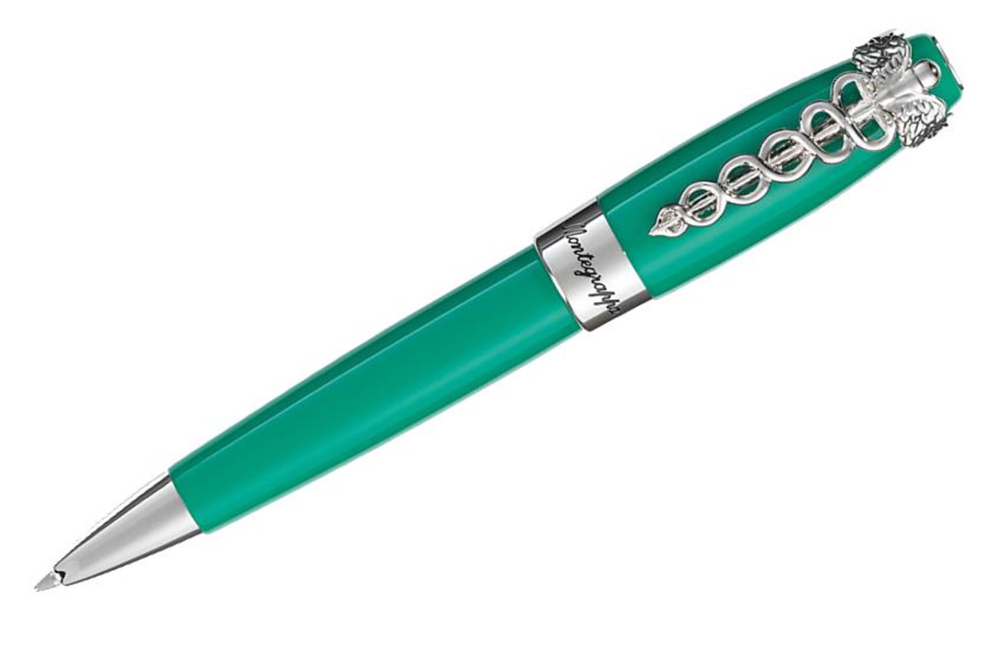 Montegrappa Fortuna Caduceus Medical Green Ballpoint Pen