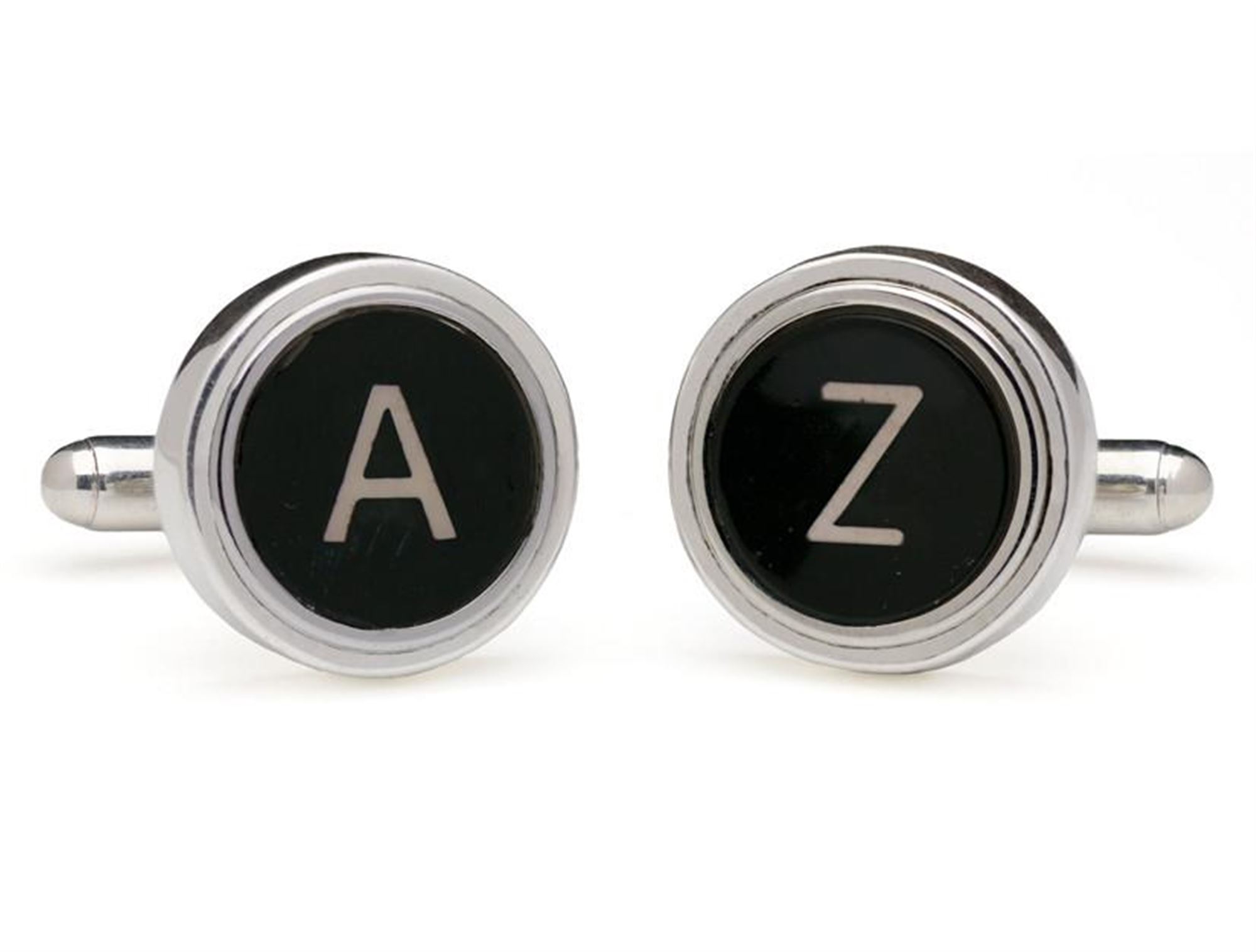 Tokens and Icons Vintage Typewriter Key Cufflinks