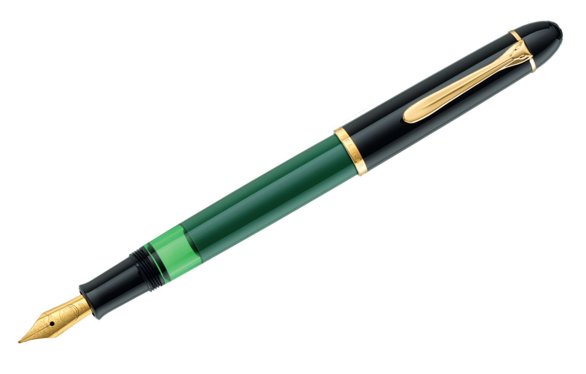 Pelikan M120 Green Black Fountain Pen
