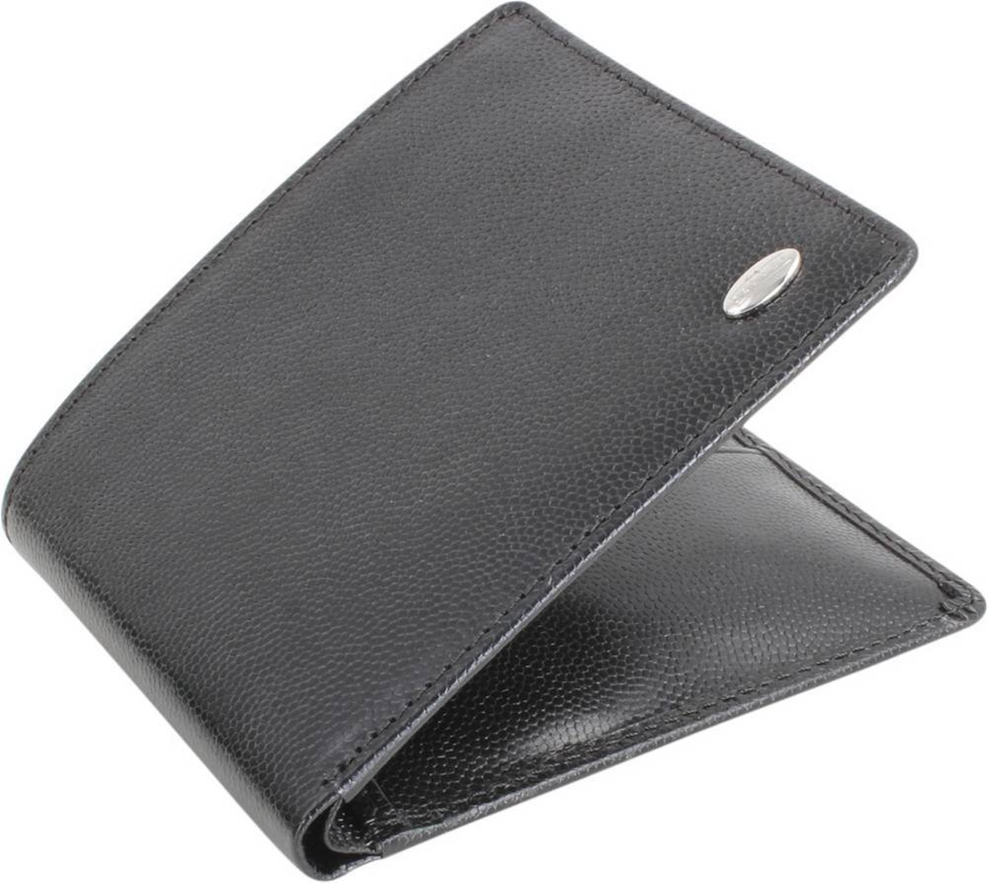 Dalvey Slim Black Leather Wallet