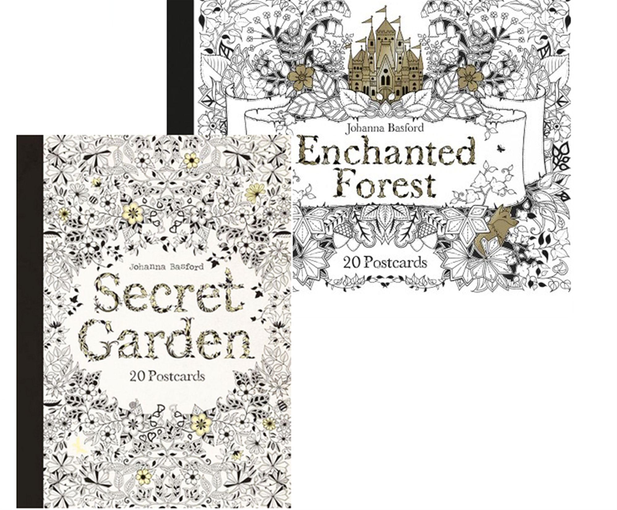 Johanna Basford Coloring Postcards