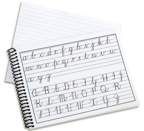 Fahrney's Exclusive Cursive Practice 6 x 8 Notebook