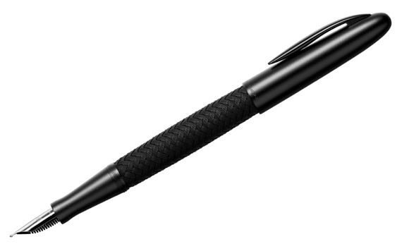 Porsche Design P'3110 Black Tec Flex Fountain Pen - Fine 