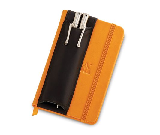 Quiver 2 Slot Pocket A6 Pen Holder - Orange