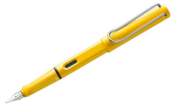 Lamy Safari Fountain Pen Yellow Broad