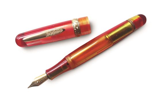 Stipula Limited Editon Magma Prisma Fountain Pen with T-Flex Nib