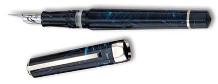 Visconti Limited Edition Blue Typhoon Fountain Pen