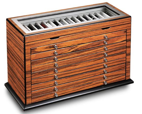 Brazilian Rosewood 151 Slot Pen Trunk