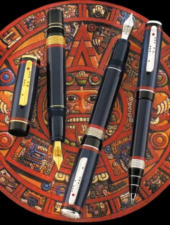 Delta Limited Edition Maya Silver Fountain Pen