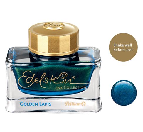 Pelikan 2024 Ink of the Year Golden Lapis Blue 50ml Bottle