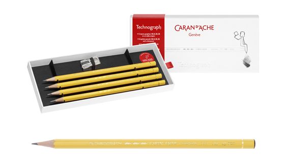 Caran d'Ache 100 Years Technograph 4 Pack Pencils