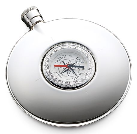 Dalvey Voyager Expedition Flask w/ Compass