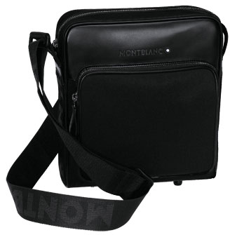 MONTBLANC NIGHTFLIGHT LEATHER VERTICAL TOTE