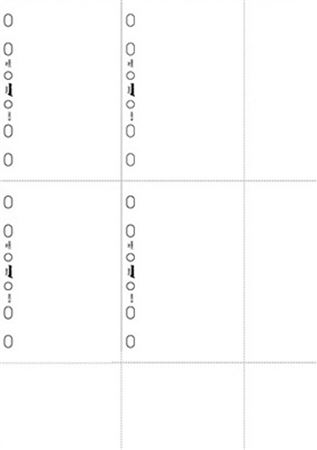 Filofax Pocket White Laser Paper 4/Sheet