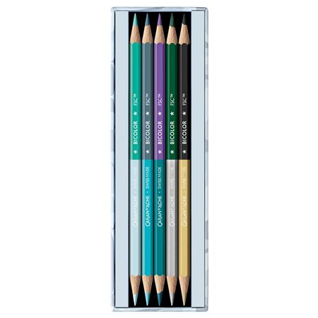 Caran D'ache Special Edition Alpine Frost  Bicolor Pencil Set 10/pc
