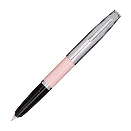 Aurora Duo-Cart Chrome Cap Fountain Pen M nib Pink