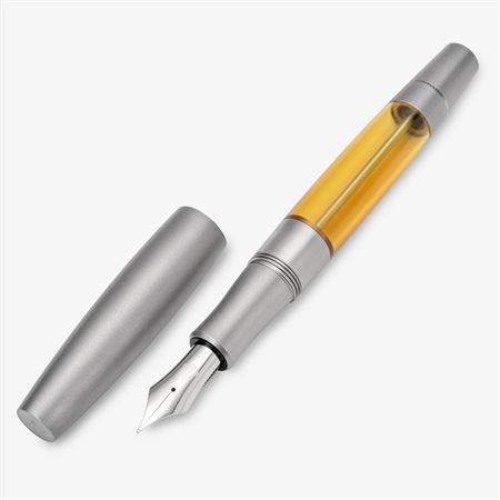 Gravitas Monster Grade 5 Titanium Stonewashed Fountain Pen
