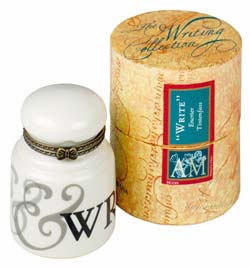 PORCELAIN WRITE INKWELL