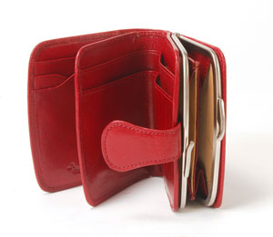 Tony Perotti Italico Women's Ultimo Framed Coin Wallet 