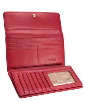 Tony Perotti Oronero Ladies Executive Checkbook Wallet 