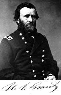 Ulysses Grant Framed Document