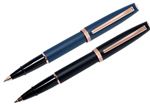 Aurora Style Satin Rose Gold Trim Rollerball Pen
