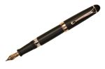 Aurora 88 Black Satin Rose Gold Fountain Pen