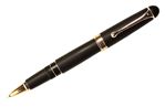 Aurora 88 Black Satin Rose Gold Rollerball Pen