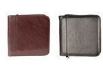 Aston Leather Zippered 6 Pen Case