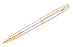 Sheaffer 100 Chrome with Gold Trim Fountain Pen - M only
