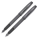 Sheaffer 100 Shiny Dark Metal Gunmetal Fountain Pen