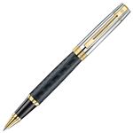 Sheaffer 300 Engraved Matte Black w/Chrome/Gold Cap Rollerball Pen