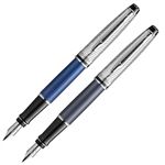 Waterman Expert Deluxe Metallic Chrome Cap Fountain Pen